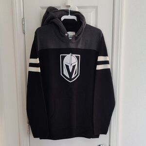 Las Vegas Golden Knights NHL Black and Gray Sweater Hoodie with Logo Size 2X